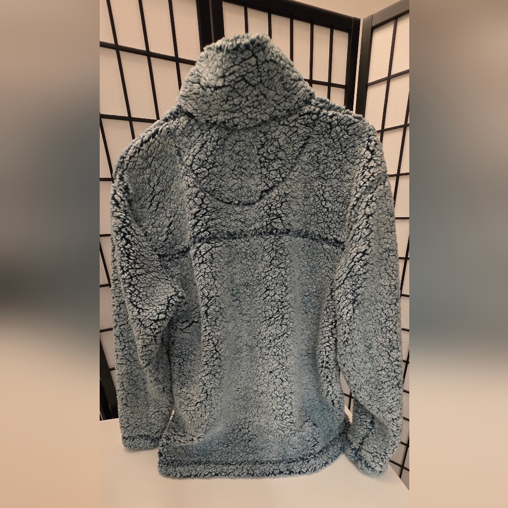 Boxercraft Soft Blue Fleece Pullover - Picture 5 of 6